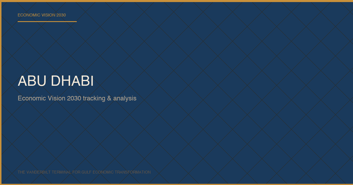 Abu Dhabi Economic Timeline: 1958 to Present — Abudhabi | Economic Vision 2030